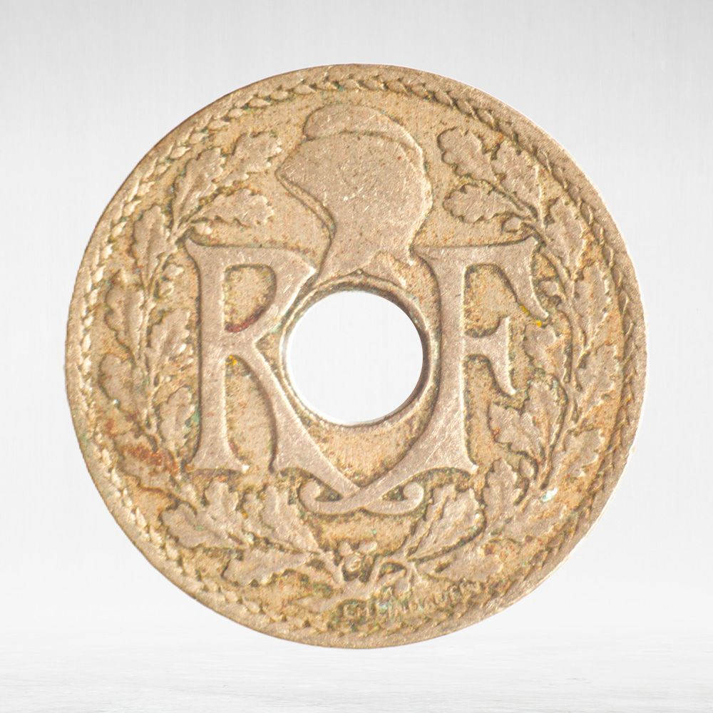 France, 10 Centimes 1920, VF