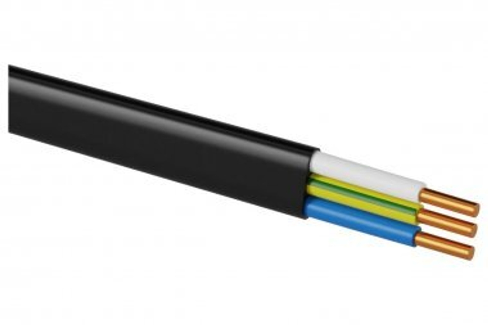 Кабель ВВГ нг (А) LS - 3х6 ГОСТ на катушке (80 м) ок(N, PE)-0,66 TDM SQ0117-0459