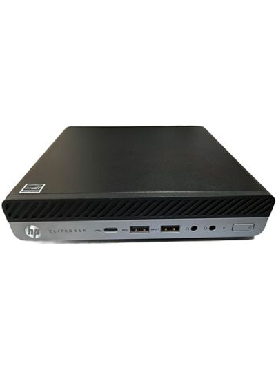 HP Мини-ПК (AMD Ryzen 5 PRO 2400GE, RAM 8 ГБ, SSD 256 ГБ, AMD Radeon RX Vega 11, Windows), черно-серый