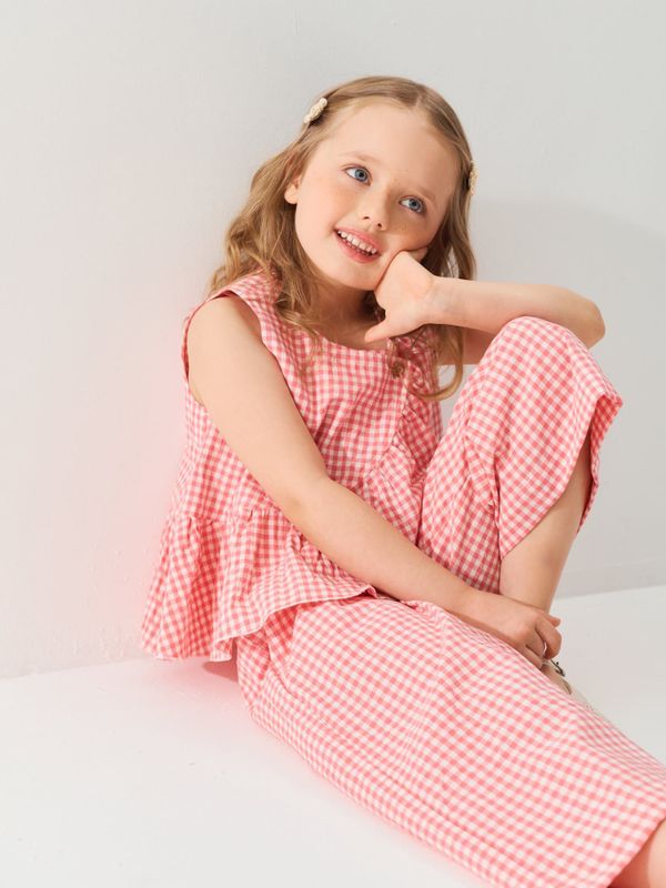 Брюки кюлоты хлопковые 