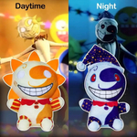 Мягкая игрушка FNAF, ФНАФ, Фигурка клоун из мультфильма «финальный босс» Аниматроники, "Солнце и Луна, Сандроп Мундроп, Sundrop - Moondrop" 32см