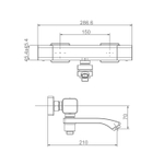 Смеситель для ванны с термостатом RAGLO R01.36