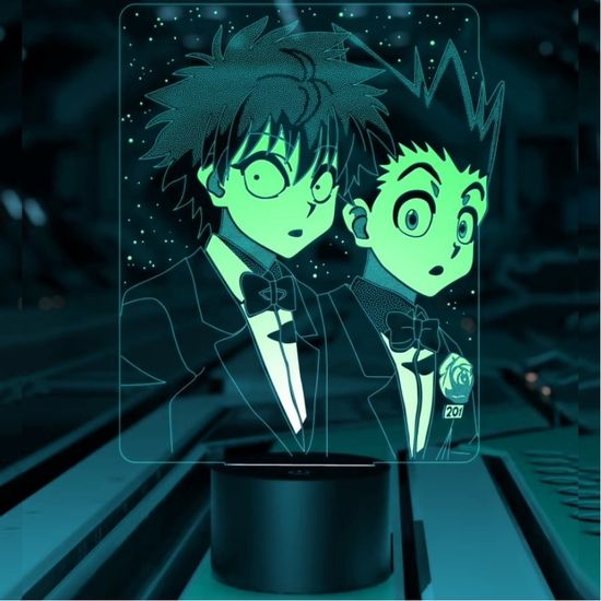 3D лампа Hunter × Hunter Киллуа и Гон