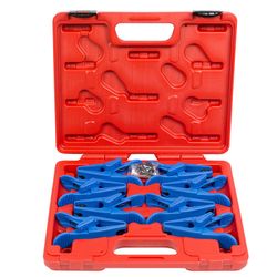 МАСТАК (102-10001C) Набор заглушек для патрубков с металлическими наконечниками, кейс, 8 предметов