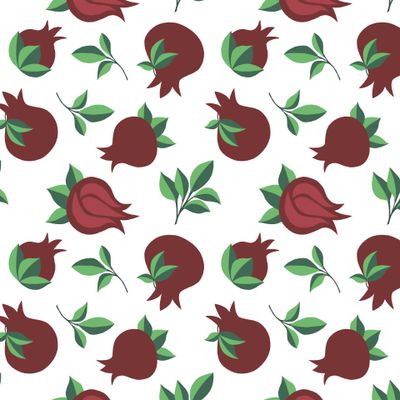 Средние гранаты на белом 2
