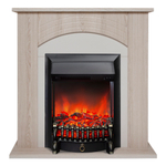 Каминокомплект Real Flame Hanna LO с очагом Fobos Lux Black (без пульта)