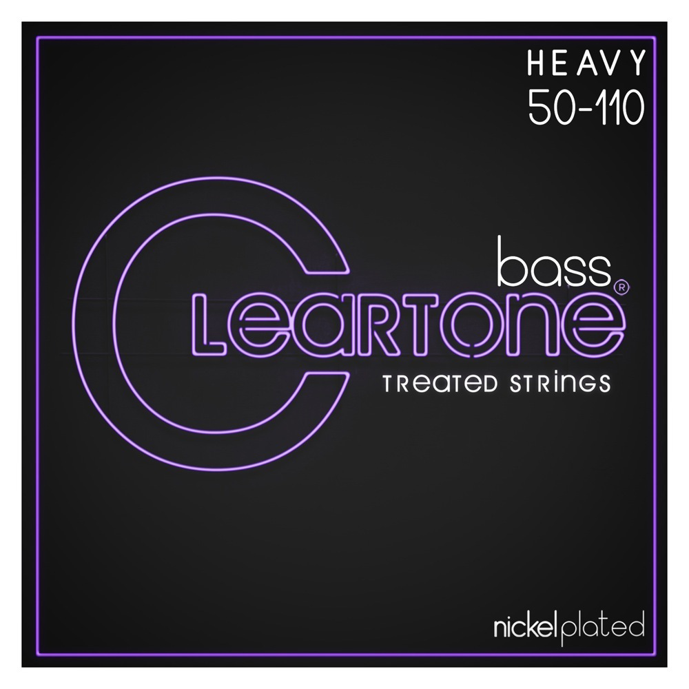 Cleartone 6450 Комплект струн для бас-гитары, никелированные, с покрытием, 50-110.