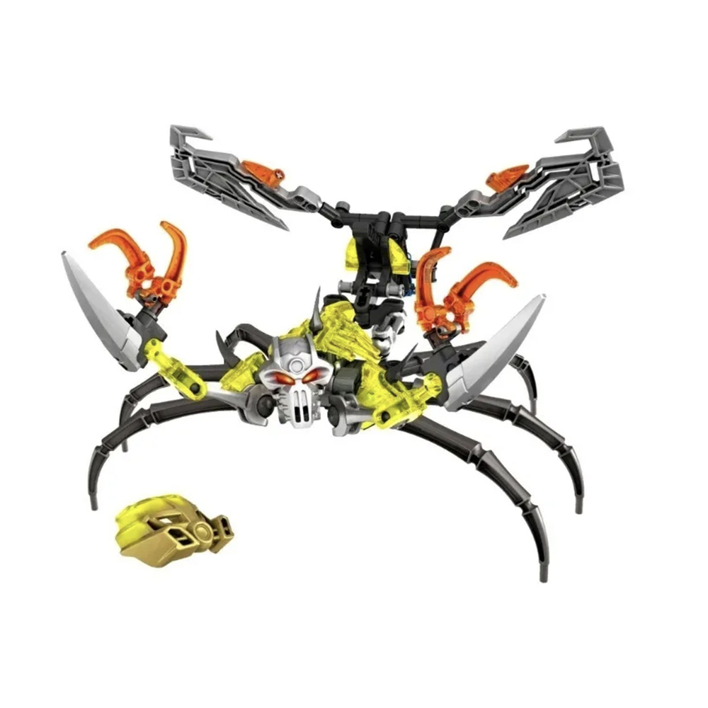 Конструктор 710-3 «Skull Basher», фигурка воина-биониклы