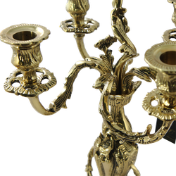 Bello De Bronze Каминные часы с канделябрами "Венера"