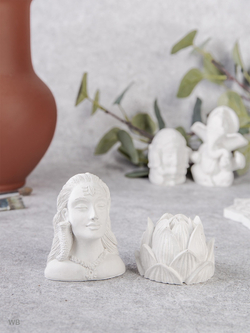 Набор  Бюст Шивы и подставка для благовоний