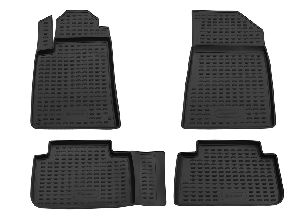 Коврики Standard, в салон CITROEN C5 2001-01/2008, 4 шт. (полиуретан, чёрные) Element.NLC.10.08.210