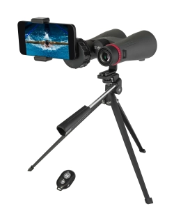Фотобинокль Levenhuk Kelvin Snap 12x50 с телефоном и кнопкой