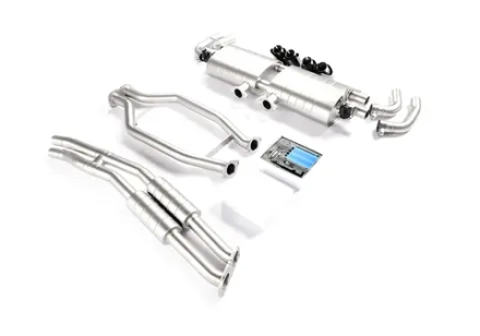 Спортивная выхлопная система с дистанционно управляемыми заслонками для Porsche Cayenne 3.6 Порше Каен