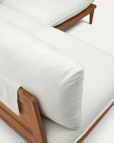 Комплект уличной мебели Portitxol из массива тика, модульный диван, столик