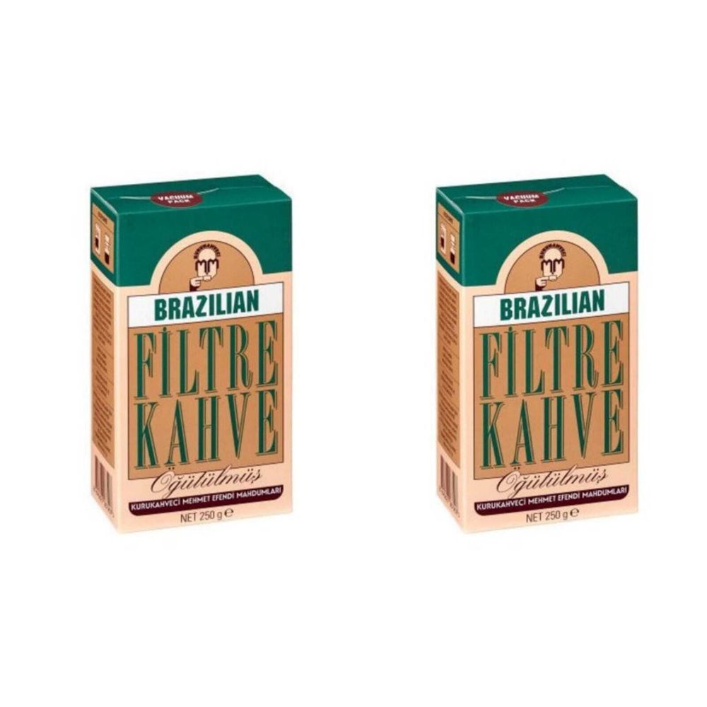 Кофе молотый Mehmet Efendi Brazilian Filtre 250 г 2 шт