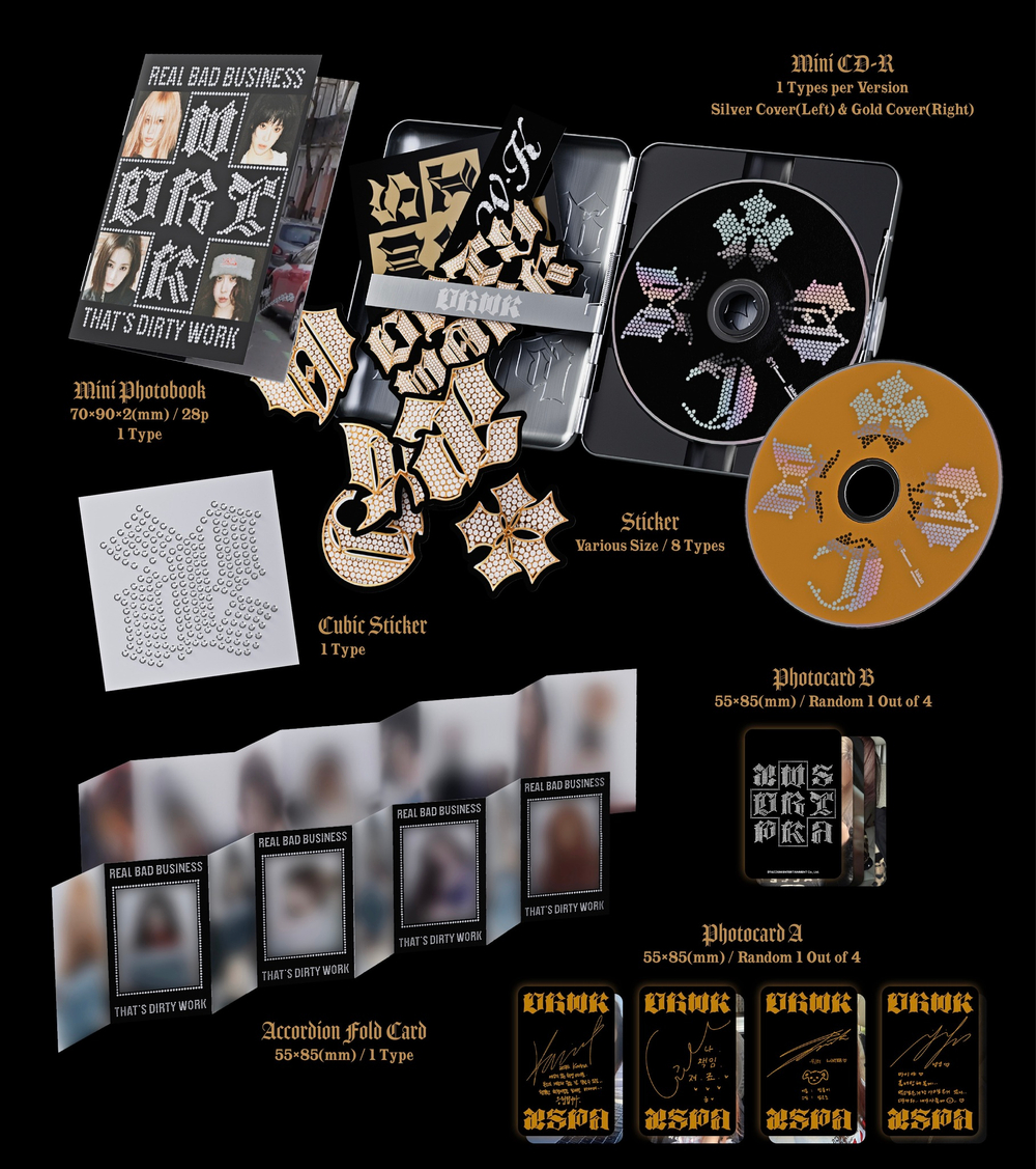 Альбом aespa - Dirty Work (Dirty Case Ver.)