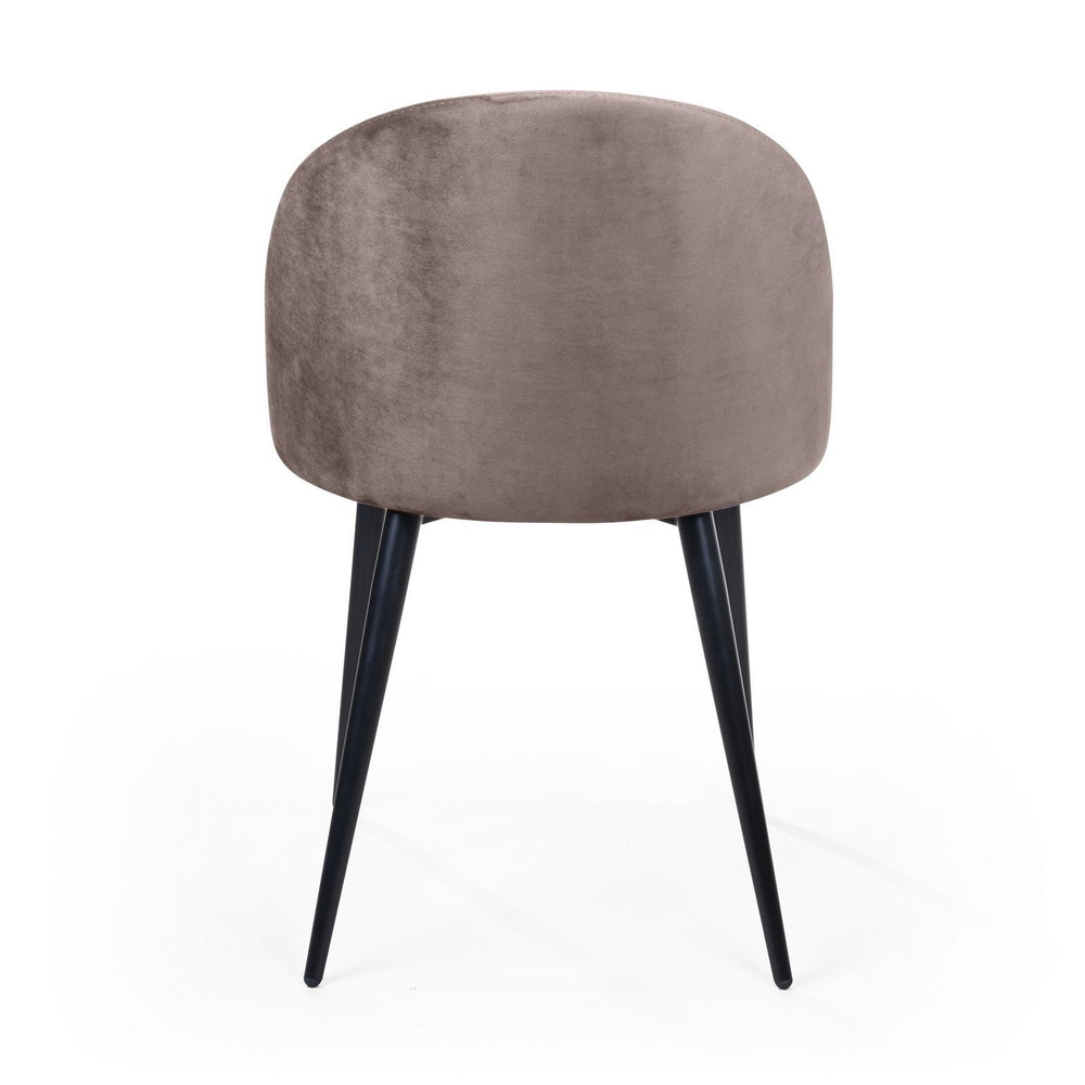 Стул Thomas, бархат пепельно-бежевый 25