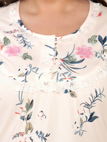 [m]Сорочка с к/р 7055-2В беж