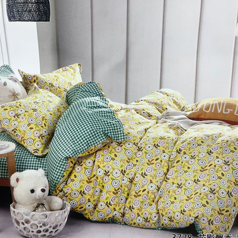 ZEPHYR HOME Двуспалка Фланель желтый цветы