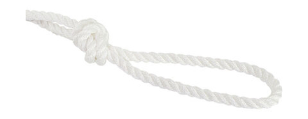 Веревка 3-прядная d12мм, L200м, белый, Marine Rocket
