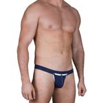 Мужские трусы тонги темно-синие Sesmik Cover