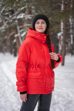 Костюм женский зимний "Fly" красный-черный