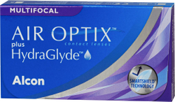 AIR OPTIX plus HydraGlyde Multifocal (Эйр Оптикс плюс хайдраглайд Мультифокал) 3 линзы