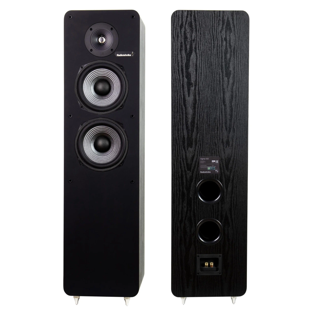 Radiotehnika Sigma 1.02 Black Ash напольная профессиональная акустическая система (пара)