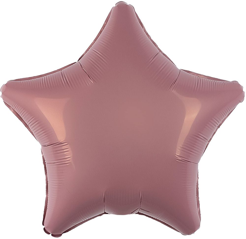 Шар (19''/48 см) Звезда, Пустынная роза, Бохо, 1 шт.