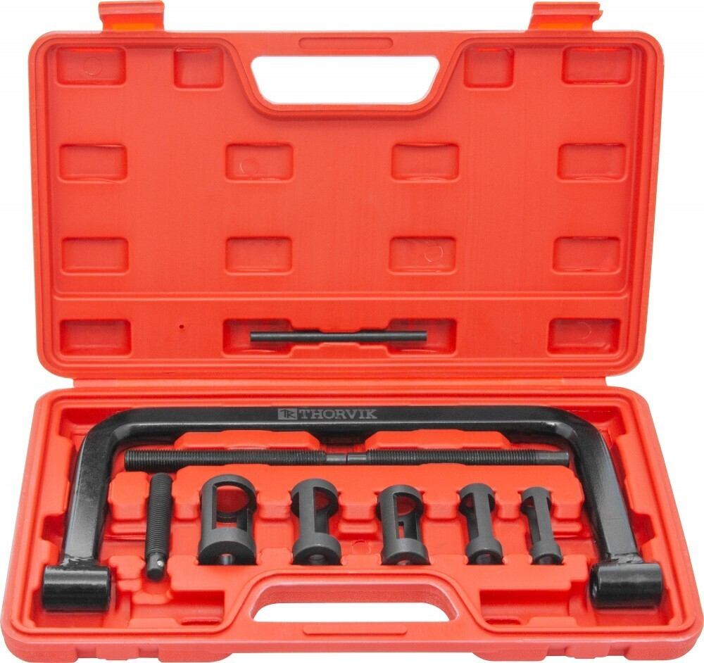 AVSCS2 Рассухариватель клапанов струбцинный в наборе с насадками, 16, 19, 23, 25, 30 мм