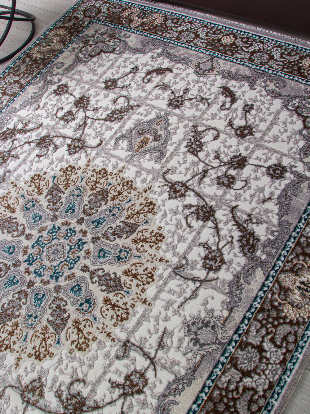 Ковер K640 - GREEN-BLUE - Прямоугольник - коллекция HALIF размер 300*400 см