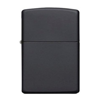 Набор Zippo (зажигалка Zippo 218 Black Matte и газовый вставной блок с двойным пламенем)