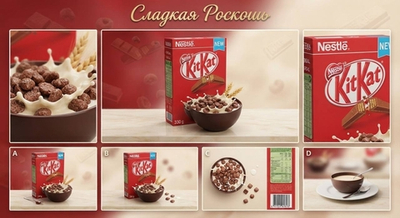 Готовый завтрак КитКат￼
