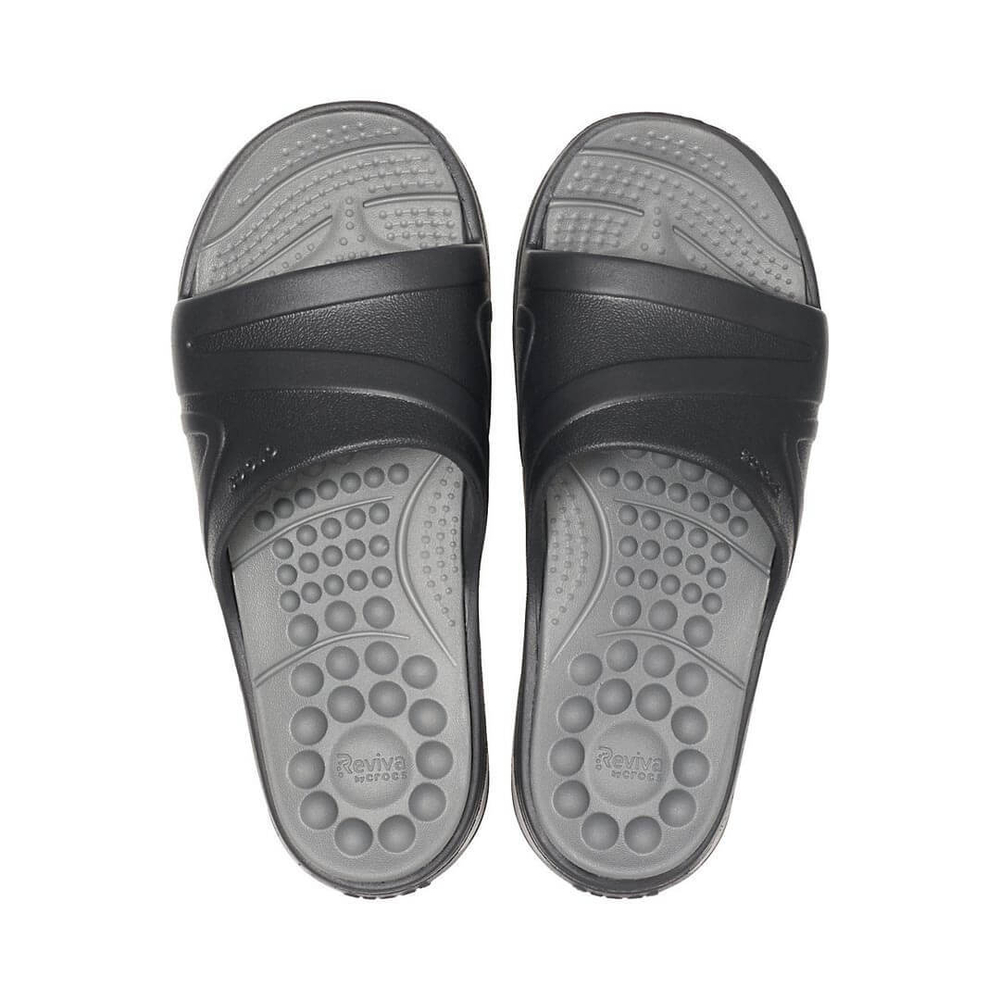 Шлепанцы Crocs Reviva Slide Black/Slate Grey