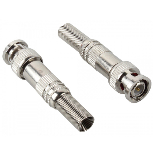 BNC штекер под винт с пружиной