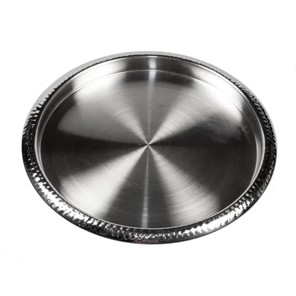 Блюдо круглое d 32 см (поднос) h 3 см нерж. P.L. Proff Cuisine