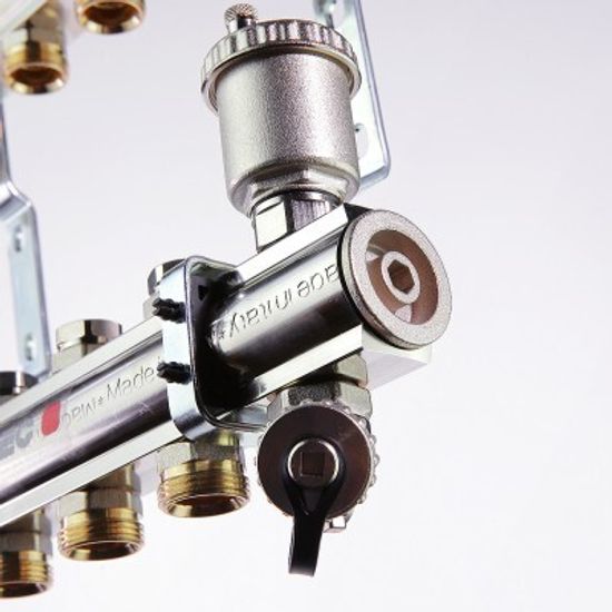 Коллекторный блок Valtec 1"х3/4" 3 выхода (латунь) VTc.594.EMNX.0603