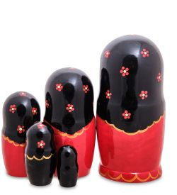 Народные промыслы МР-10/28 Матрешка 5-кукольная (Вятская)