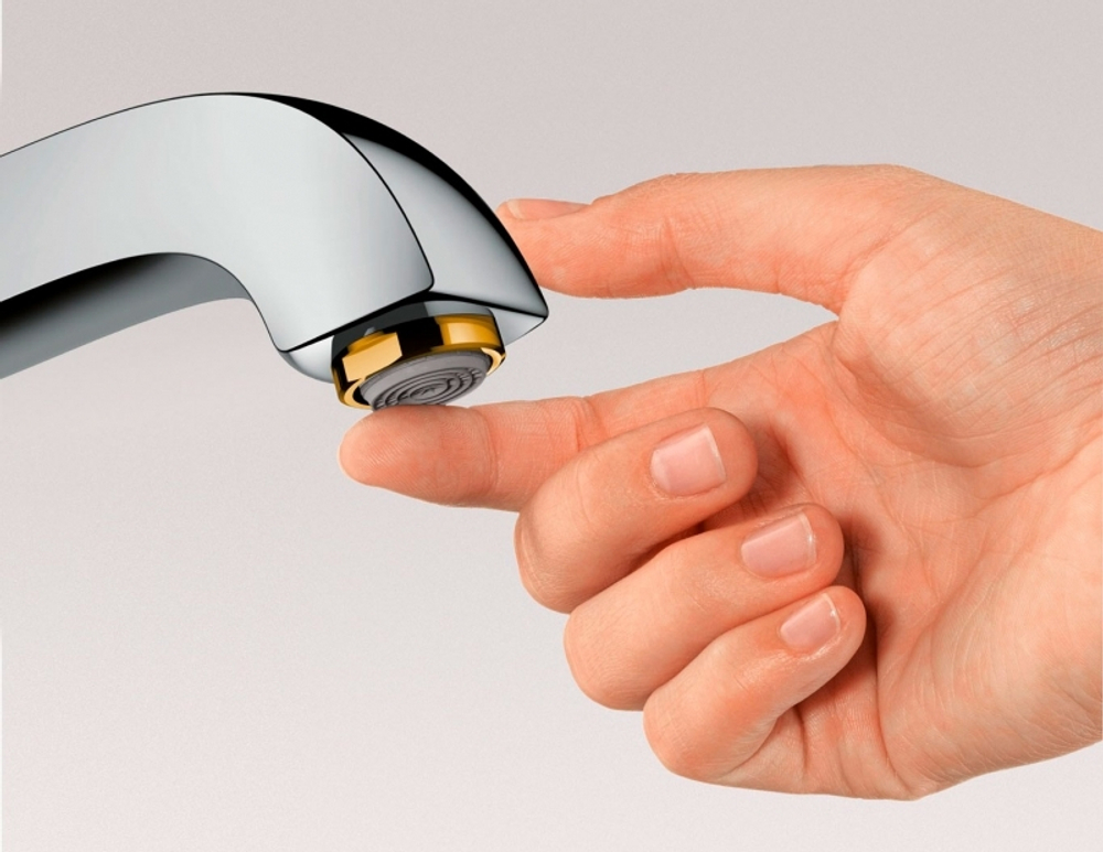 Смеситель для раковины Hansgrohe Metropol Classic 31303090 хром золото