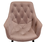 Стул Archi, бархат бежевый 5, опора конус