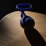 Синий аккумуляторный вибростимулятор на пальцы Sose Lunar LU00107