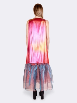 Платье с воланами OLA OLA