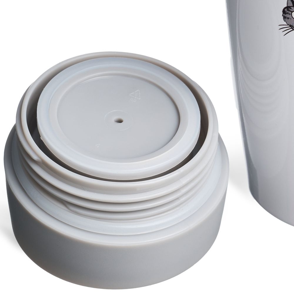 ТЕРМОКРУЖКА AGNESS "ОСОБЕННАЯ" 360МЛ, КОЛБА НЕРЖ.СТАЛЬ 18/10