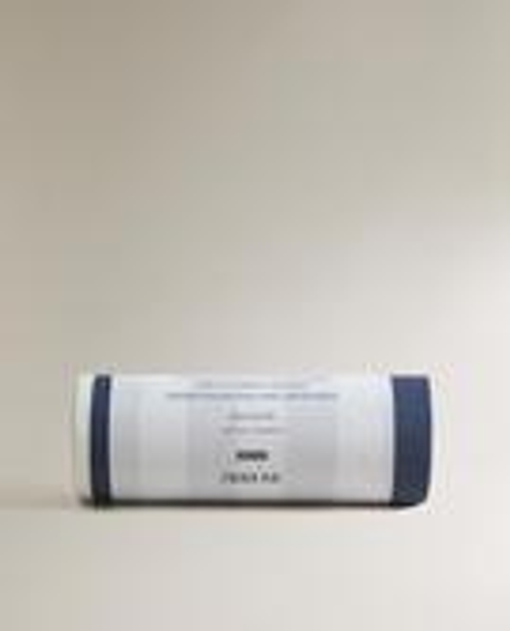 ZARA HOME НАБОР МНОГОРАЗОВЫХ ХЛОПКОВЫХ САЛФЕТОК В ПОЛОСКУ (20 ШТ.), СИНИЙ