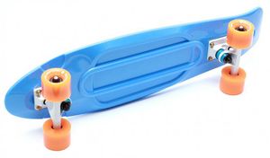 Скейтборд Triumf Active 27" TLS-402 синий с оранжевыми колесами