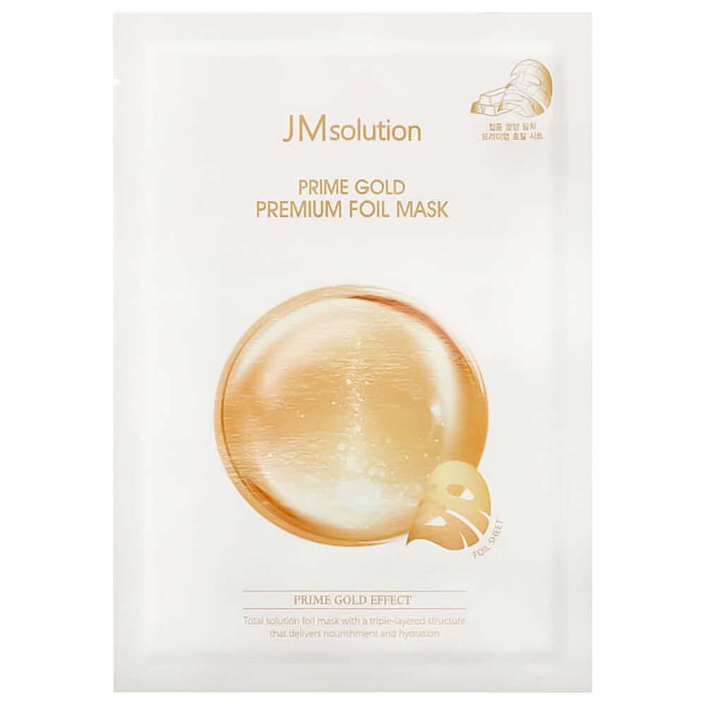 JMsolution Prime Gold Premium Foil Mask, 35ml*1ea - Маска с колоидным золотом