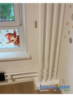 Грунт-эмаль Радикор PROFI 3 в 1, краска для батарей отопления, по металлу, по ржавчине, без запаха, белая