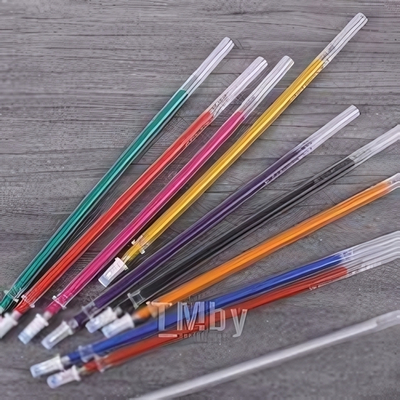 Набор стержней гель 10цв. с блестками (Darvish)