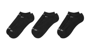 Теннисные носки Nike Everyday Plus Cushion Training No-Show 3P - black/white