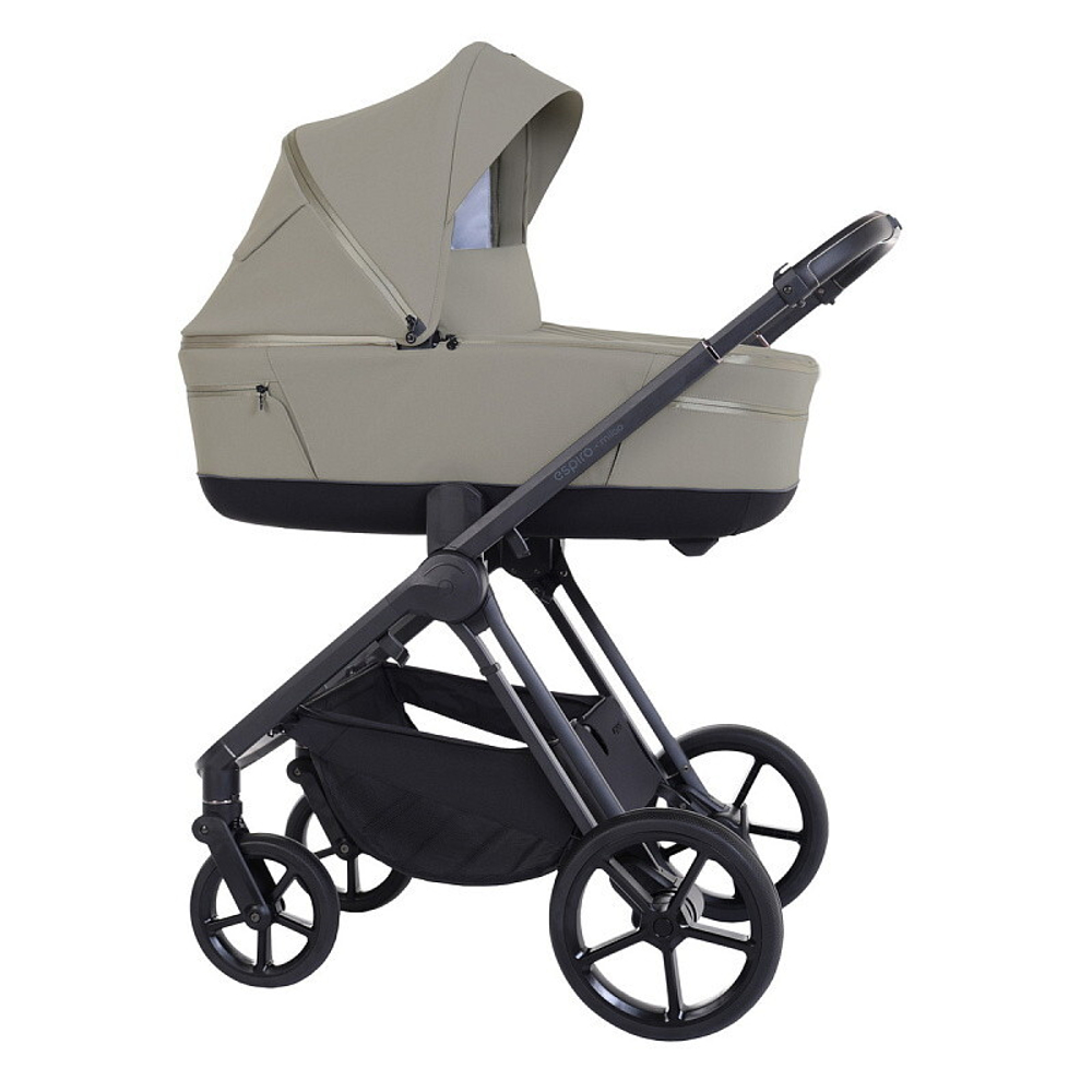 Детская коляска 3 в 1 Espiro Miloo 2025 и автокресло Pi Gray blue 217 cashmere gray / Серый/синий (Gray blue 103)